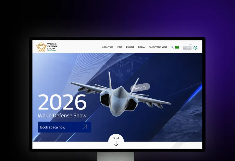الموقع المؤسسي لـ World Defense Show بإعادة بناء من يوريسكو