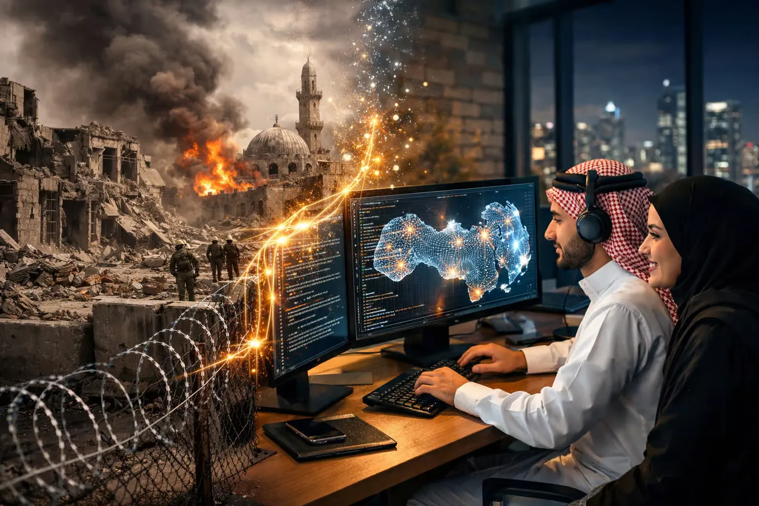 كيف يساعد الذكاء الاصطناعي في تجاوز آثار الحروب والتوترات