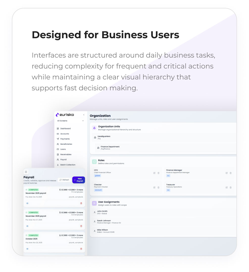Designed for Business Users