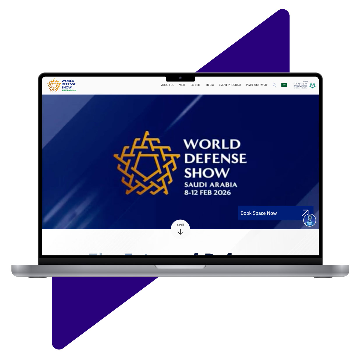 World Defense Show Website Development